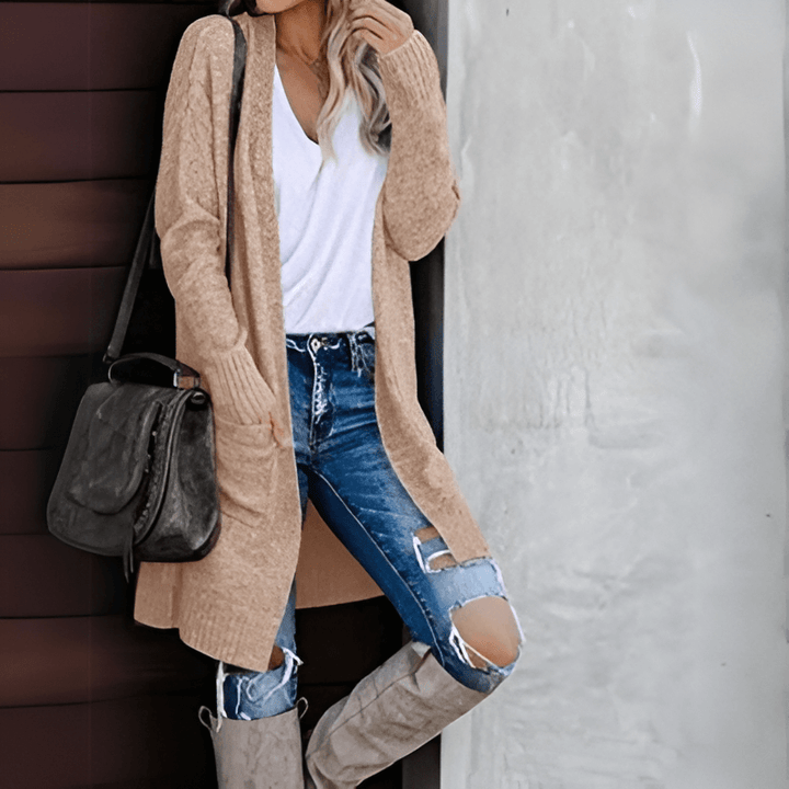 Kira | Cosy Long Knitted Cardigan