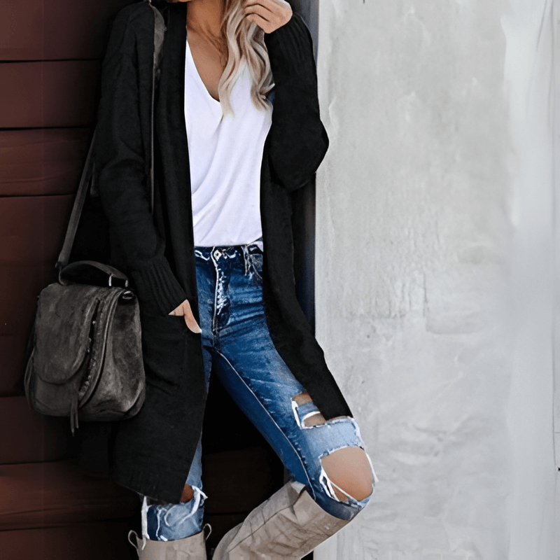 Kira | Cosy Long Knitted Cardigan