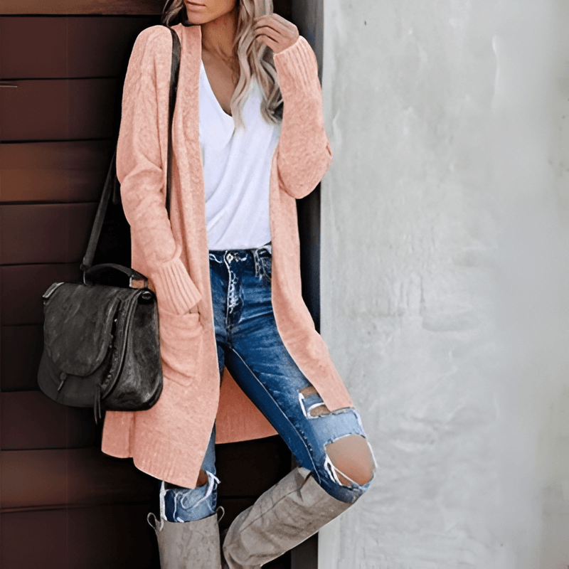 Kira | Cosy Long Knitted Cardigan