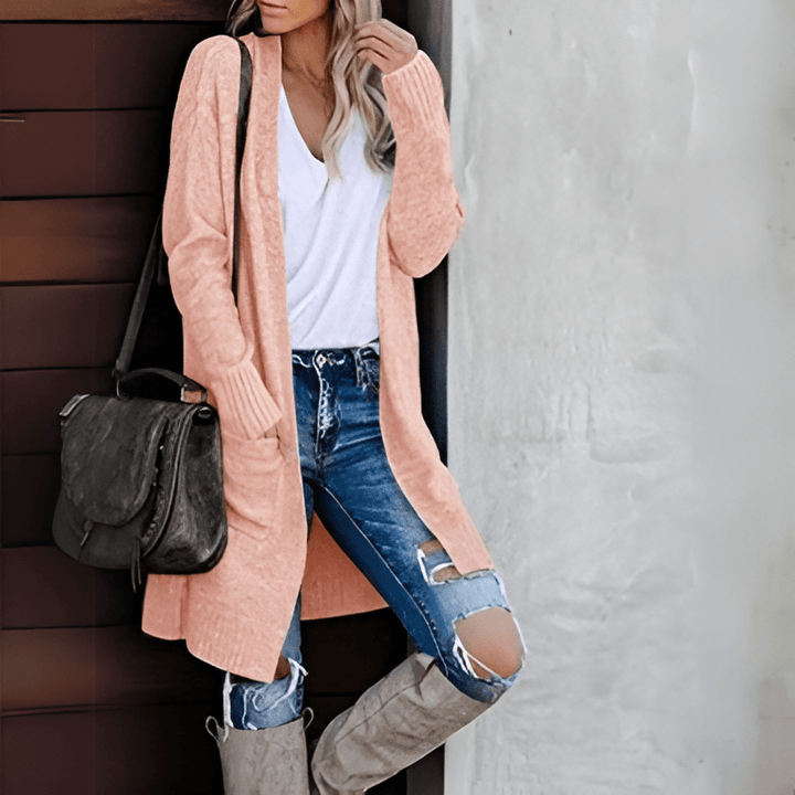 Kira | Cosy Long Knitted Cardigan