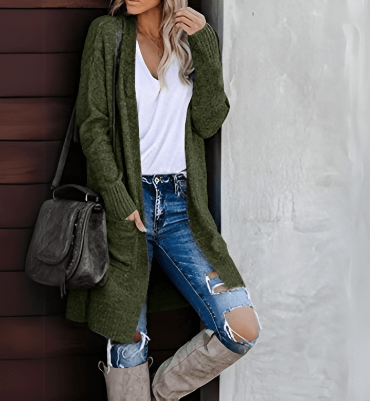 Kira | Cosy Long Knitted Cardigan