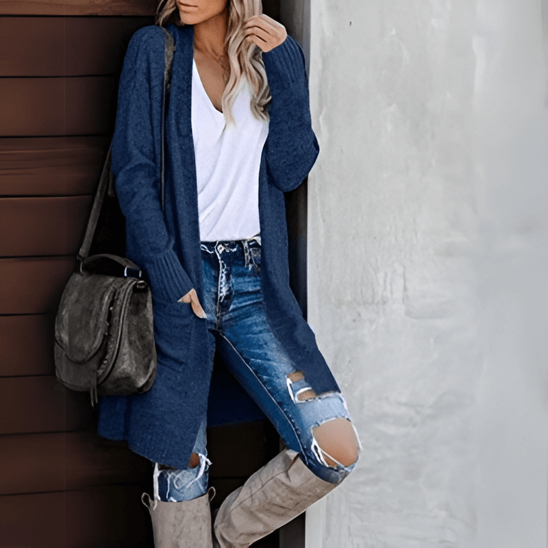 Kira | Cosy Long Knitted Cardigan