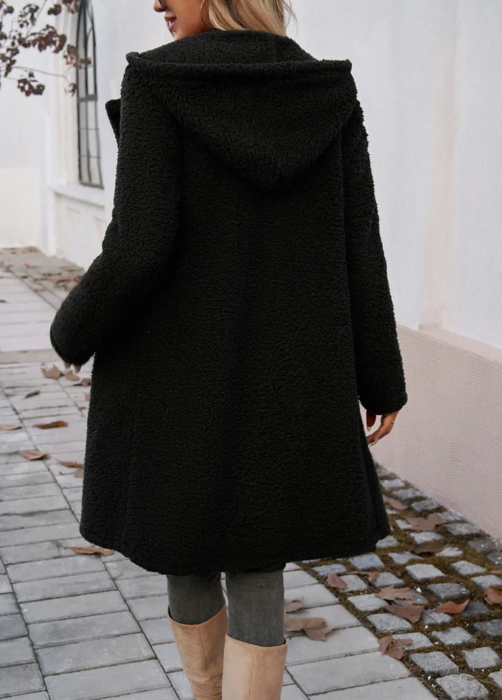Noa | Wool Coat With Hood