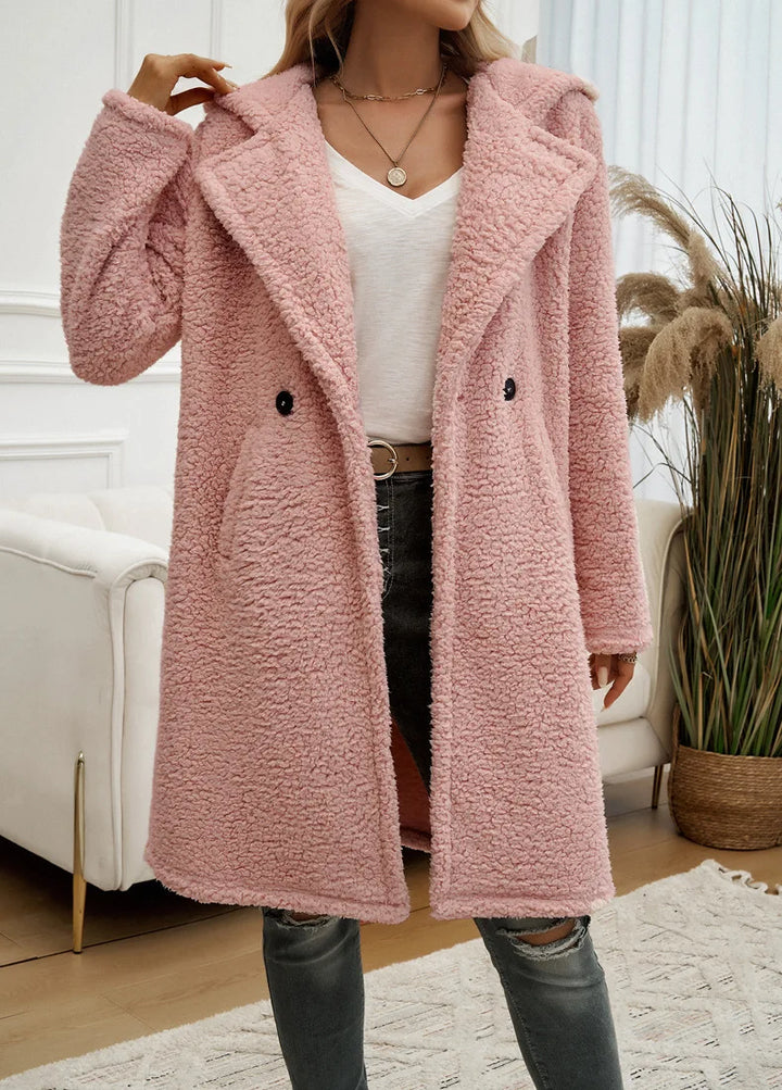 Noa | Wool Coat With Hood