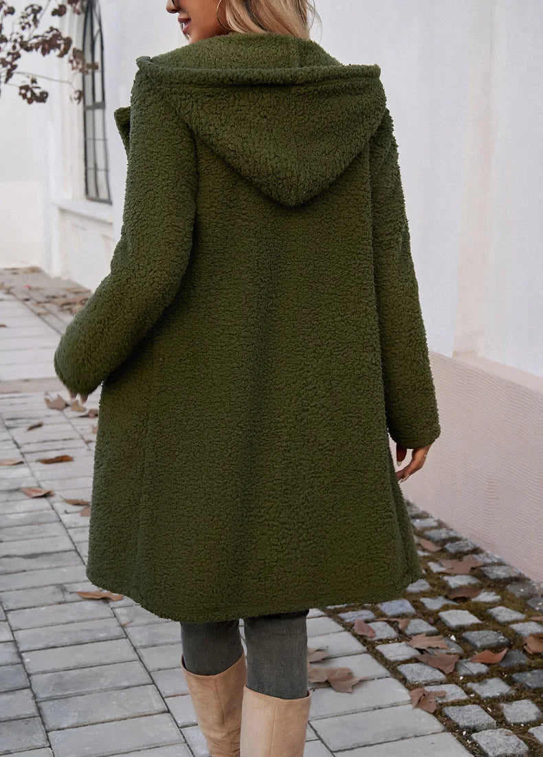 Noa | Wool Coat With Hood