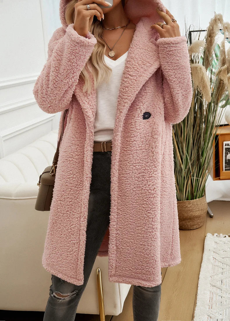 Noa | Wool Coat With Hood