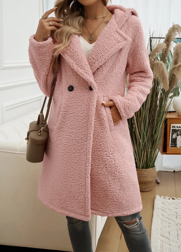Noa | Wool Coat With Hood