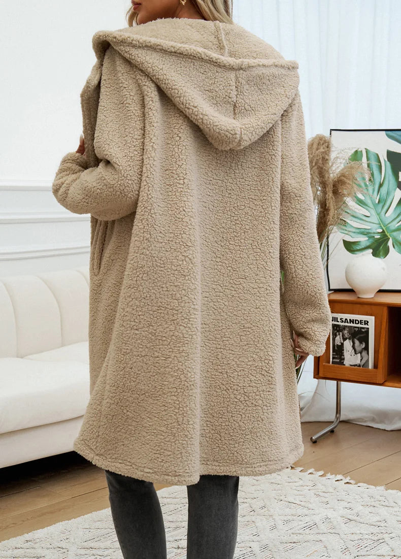 Noa | Wool Coat With Hood