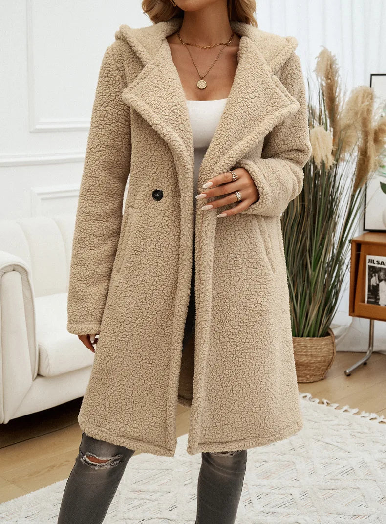 Noa | Wool Coat With Hood
