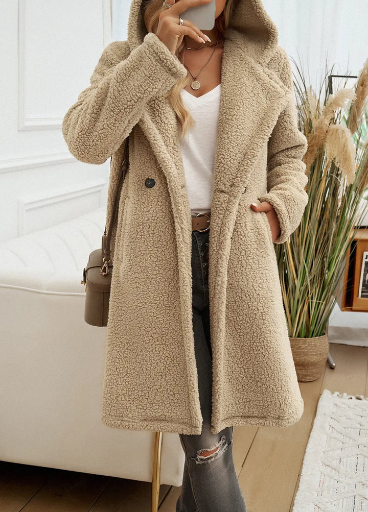 Noa | Wool Coat With Hood