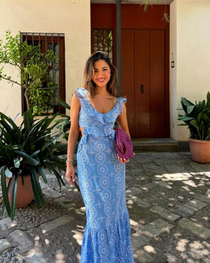 Lucretia | Graceful Eyelet Dress