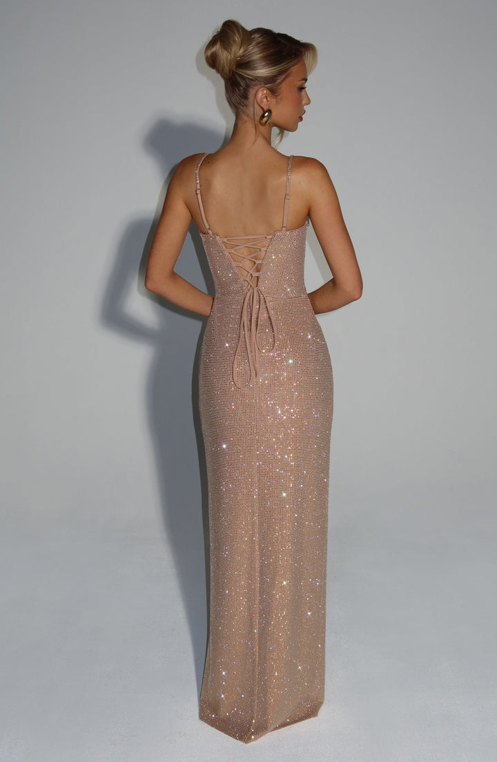 Ashley | Maxi Dress in Gold