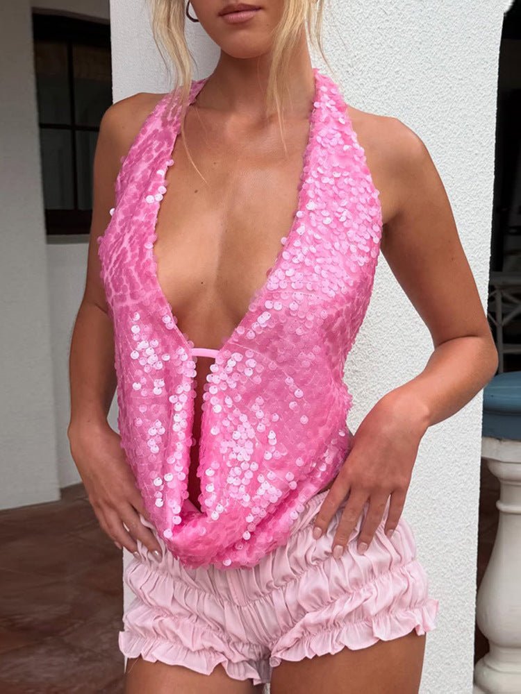 Keladry | Azure Drape Top