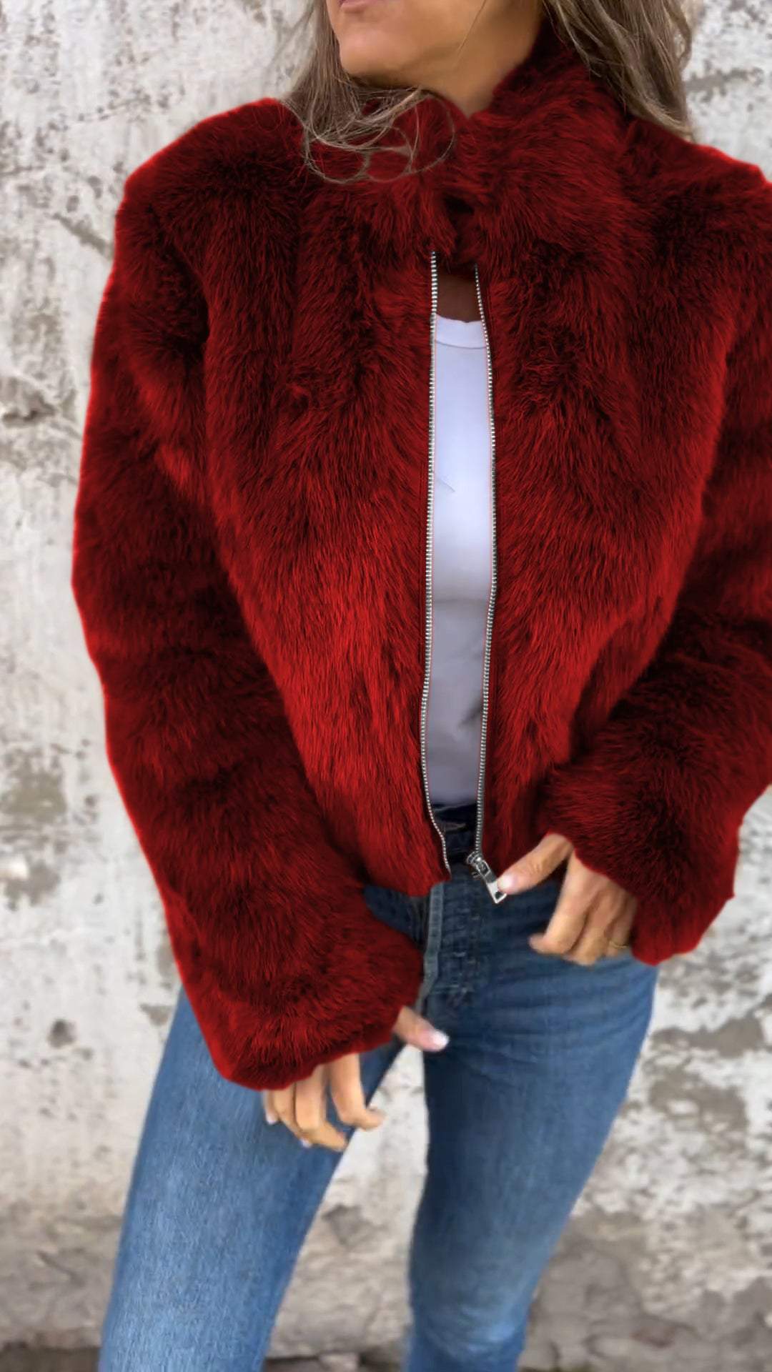 Julia | Faux Fur Jacket