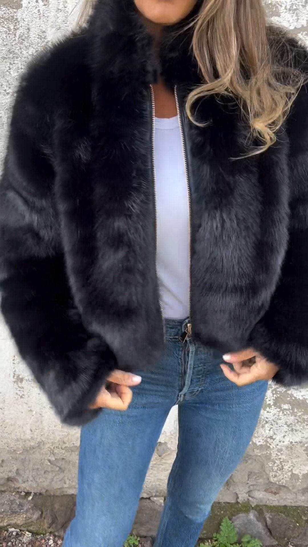 Julia | Faux Fur Jacket