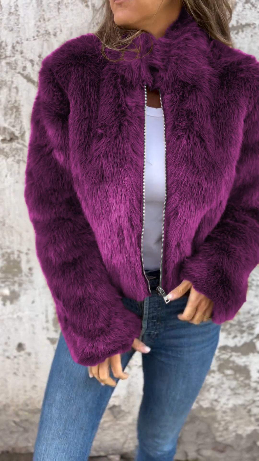 Julia | Faux Fur Jacket