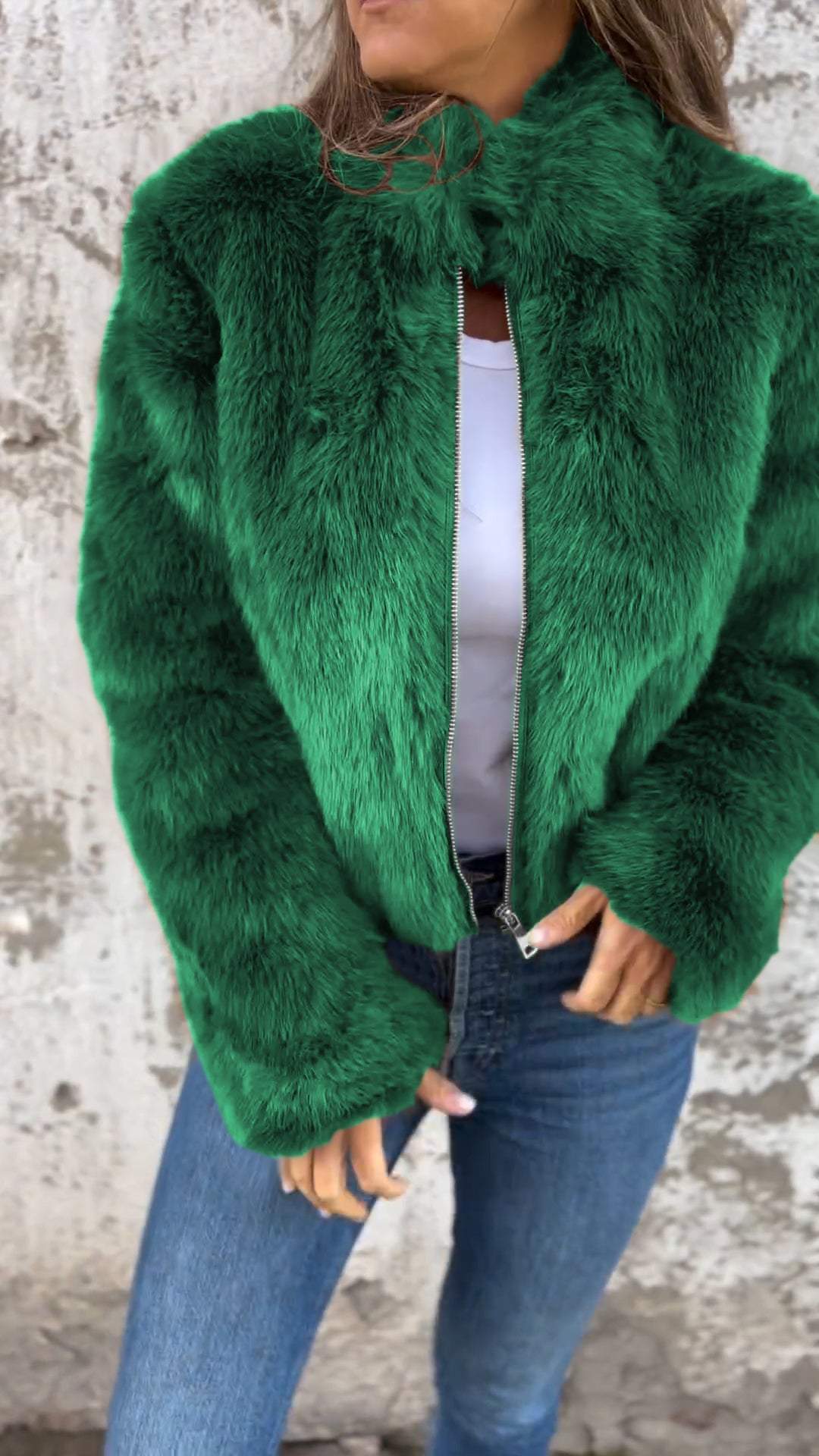 Julia | Faux Fur Jacket